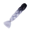 Kanekalon flerfarvede fletninger 60 cm 69