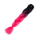 Kanekalon flerfarvede fletninger 60 cm 6