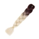 Kanekalon flerfarvede fletninger 60 cm 70