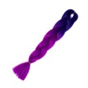 Kanekalon flerfarvede fletninger 60 cm 109