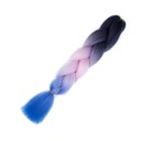 Kanekalon flerfarvede fletninger 60 cm 110