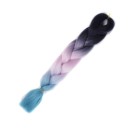 Kanekalon flerfarvede fletninger 60 cm 111
