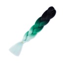 Kanekalon flerfarvede fletninger 60 cm 18
