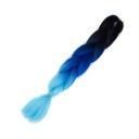 Kanekalon flerfarvede fletninger 60 cm 19
