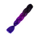 Kanekalon flerfarvede fletninger 60 cm 24