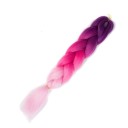 Kanekalon flerfarvede fletninger 60 cm 27