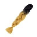 Kanekalon flerfarvede fletninger 60 cm 9