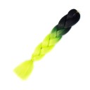 Kanekalon flerfarvede fletninger 60 cm 11