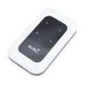 Kannettava 4G LTE WiFi-hotspot-reititin 300 Mb/s 2100 mAh akku IEEE 802.11 b/g/n valkoinen mobiilimodeemi SIM-korttipaikalla matkailua ja internetiä 2
