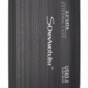Kannettava HDD 500 GB 2,5" muodossa USB 3.0 -liitännällä ja litteällä uritetulla kotelolla varmuuskopiointiin kannettavalta ja pöytätietokoneelta 5