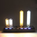 Kannettava LED-USB-valo, 8 diodia, J1359 lämmin valkoinen