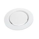 Kåpa för rund ventilator 100 mm 148x72x92 mm Ventilationsgaller för avluftningsventil Kåpa för ventilationsöppning för luftcirkulation 3