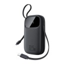 Kapacitní powerbanka Vestavěné kabely USB-C a Lightning 22,5 W 20000 mAh Displej se stavem nabití Pro telefon na dovolenou a kempování 1