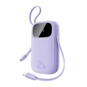 Kapacitní powerbanka Vestavěné kabely USB-C a Lightning 22,5 W 20000 mAh Displej se stavem nabití Pro telefon na dovolenou a kempování 3