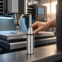 Kapea uranleikkausjyrsin 5 x 20 mm Kanta 1/2 tuumaa 12,7 mm Kolme kovametalliterää TCT Suora CNC-jyrsin Hopea Puu ja lastulevyt 4