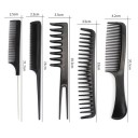 Kapperskammenset 10 stuks Plastic antistatische kammen Ontwarrende kammen Professionele kappers- en stylingtools 3