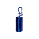 Kapselask för cigaretter 6,8×3,2 cm Aluminium bärbar ask med lock Nyckelring för resor Utomhus reseförvaringsask 12