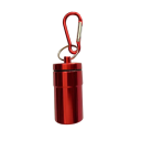 Kapselask för cigaretter 6,8×3,2 cm Aluminium bärbar ask med lock Nyckelring för resor Utomhus reseförvaringsask 11