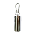 Kapselask för cigaretter 6,8×3,2 cm Aluminium bärbar ask med lock Nyckelring för resor Utomhus reseförvaringsask 1