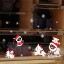 Karácsonyi matricák az ablakon 8