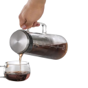 Karafa na studenou kávu Leeseph 1 l Se vzduchotěsným víčkem a odnímatelným filtrem Borosilikátové sklo a nerezová ocel Na cold brew i čaj 2