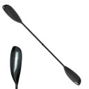 Karbonové oboustranné pádlo na kajak a loďku nastavitelné 210 až 220 cm lopatka 52,5 x 16,4 cm rozkládací černé na vodní sporty 1