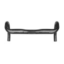 Karbonowe kierownice szosowe 400 mm drop bar karbon czarne ergonomiczny kształt kompaktowy łuk do roweru szosowego lekka konstrukcja 1