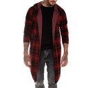 Karierter Herren-Cardigan F1099 5