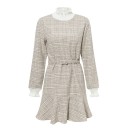 Kariertes Rollkragenkleid 1