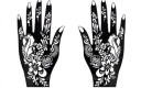 Käsien henna-tatuointien sapluunat J3450 11