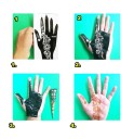 Käsien henna-tatuointien sapluunat J3450 2