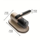 Käsikäyttöinen langaton patjapesuri UV-steriloinnilla USB-lataus pölypunkkien poistaja kannettava kotisiivouslaite 24×13×3,5 cm hygieniaväline 2