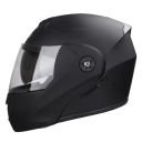 Kask motocyklowy typu flip-up z podwójnym daszkiem, osłoną przeciwsłoneczną, wentylacją, podszewką antypotową, kask motocyklowy 1
