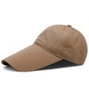 Kasket med forlænget skygge på 11 cm for mere skygge Klassisk bomulds baseball kasket med syet skygge og ventilationshuller 5