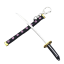 Katana kulcstartó tokkal Katana kulcstartó tokkal szamuráj kard medál 15 cm V254 1