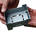 Κατασκηνωτικός αλκοολικός εστία 7.5 x 9.5 x 5 cm 40 ml καυσίμου έως 45 λεπτά καύσης Φορητός εξωτερικός εστία από γαλβανισμένο χυτοσίδηρο Τουριστικός εστία 5