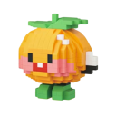 Κατασκευή Μίνι πορτοκάλι 7,2 x 4,8 x 6,08 εκ. 367 τεμ. Μικρο 3D DIY μπλοκ Λαχταριστός καρπός Δημιουργικό μοντέλο Διακοσμητικό παιχνίδι για παιδιά από 8 ετών 2