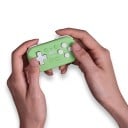 Kätevä mini Bluetooth-peliohjain 40,7 x 72 mm näppäimistötilalla vihreä Nintendo Switchille, Switch 2:lle, Androidille, iOS:lle, PC:lle ja Raspberry 5