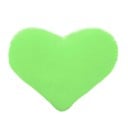 Katoenen kussentje in de vorm van een hart Zacht gevuld hartje als decoratie voor de bank of de kamer Effen oppervlak zonder bedrukking 6