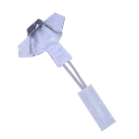 Katoenen luier voor papegaaien 13 x 6,5 cm Herbruikbare Luier met een sinaasappelpatroon en gele vlinder Comfortabel dragen 2