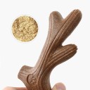 Kauspielzeug für Hunde aus Holzfaser in Form von Geweihen zur Zahnreinigung und Stärkung des Bisses 2