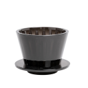 Kávový překapávač plastový pro 1–2 šálky 90×98×72 mm manuální drip filtr na kávu pro domácí i kancelářské použití 2