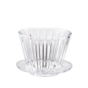 Kávový překapávač plastový pro 1–2 šálky 90×98×72 mm manuální drip filtr na kávu pro domácí i kancelářské použití 1