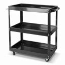 Käytävätyökaluvaunu 3-tasoinen Kantavuus 100 kg Mitat 74 x 66 x 35,5 cm Metallirakenne pyörillä ja kahvalla Työpajaan, autotalliin 5