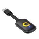 KEBIDUMEI vezeték nélküli HDMI vevő 4K Ultra HD és Full HD 1080p képernyőtükrözéshez WiFi 2,4 és 5 GHz fekete telefonhoz, táblagéphez és laptophoz 2