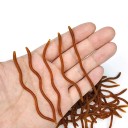Keinotekoiset matoja 9 cm 50 kpl 2
