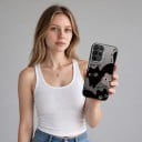 Kemény tok a Samsung Galaxy S24 Ultra számára mintával PC és TPU anyagból készült hátsó borítás 11