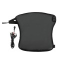 KEMITOUR univerzális fűtött motoros ülés 36 x 29,5 cm DC12V PU bőr fekete hőmérséklet-szabályozással téli használatra 1