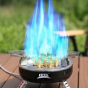 Kempingový plynový vařič se 7 hořáky Výkon 22000 W Spotřeba 1493 g/h Nerez měď a ocel Elektronické zapalování Pro 1 až 15 osob 2