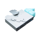 Kempingowy palnik alkoholowy 7.5 x 9.5 x 5 cm 40 ml paliwa aż 45 min palenia Przenośny kuchenka turystyczna z ocynkowanego żeliwa 2